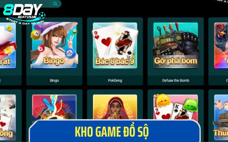 Giải trí thoải mái với kho game đồ sộ