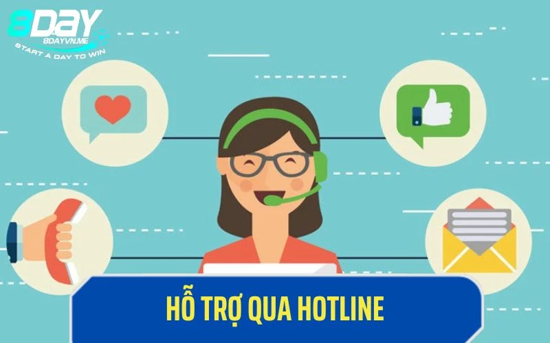 Hỗ trợ giải quyết qua Hotline 