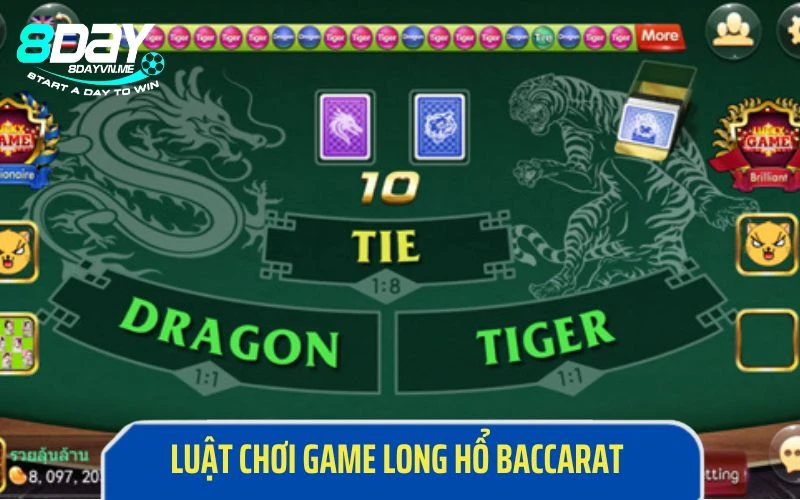 Luật chơi của game Long Hổ Baccarat 